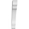 Ekena Millwork 4-in. W x 22-in. D x 28-in. H Olympic Architectural Grade PVC Knee Brace BRCP04X22X28OLY - alternate 6